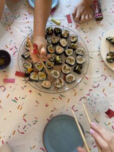 sushi feestje